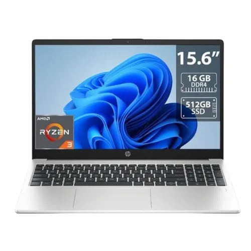 Laptop HP 255 G10 15.6 pulgadas AMD Ryzen 3 16GB RAM 512GB SSD